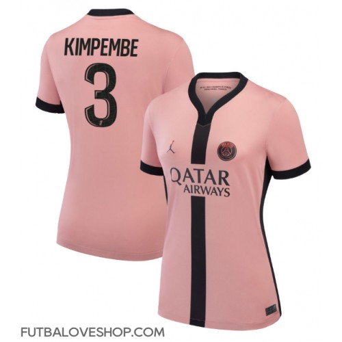 Dres Paris Saint-Germain Presnel Kimpembe #3 Tretina pre Ženy 2024-25 Krátky Rukáv